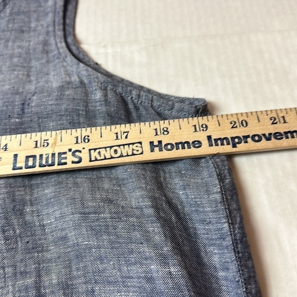 Kenar 100% linen shift dress with pockets - Picture 7 of 11